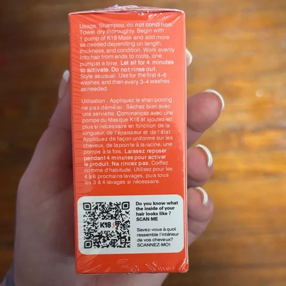 K18 Biomimetic Hairscience Leave-In Molecular Repair Hair Mask - White - Picture 4 of 5